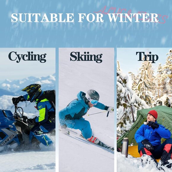 ⚡Winter Ski Gloves for Men Women Warm Thermal Waterproof Windproof Snowboard - Picture 5 of 6